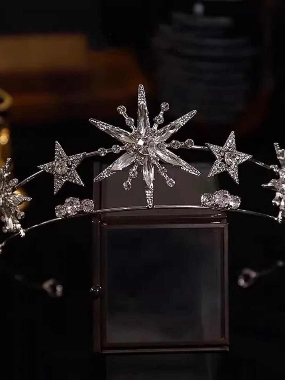 Tiara Crystal Crowns Rhinestone Crown Bride Bridal Wedding